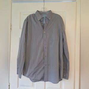 Saddlebred Men's Casual Gray Button-Down Shirt